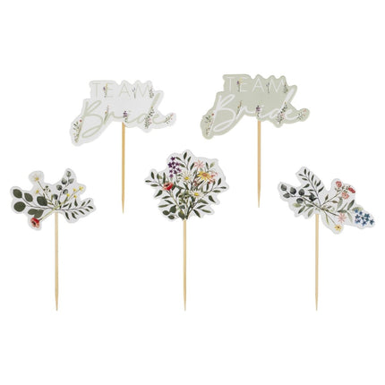 Team Bride Cupcake Toppers 12st van Ginger Ray koop je bij Partywinkel