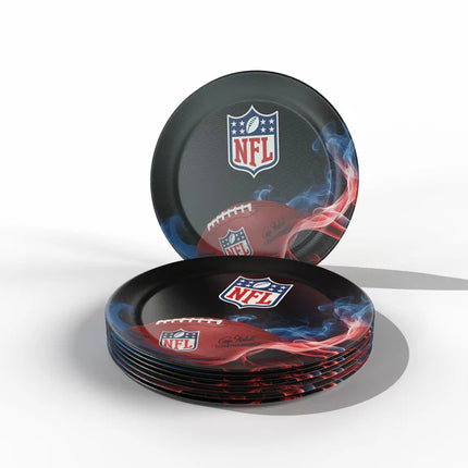 NFL-skilte 23 cm, 6 stk.