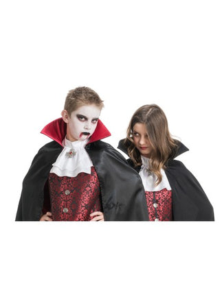 Theodor-vampyrkostume til børn, sort og rødt