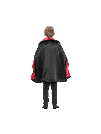 Theodor-vampyrkostume til børn, sort og rødt