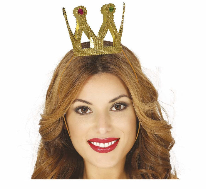 Tiara Goud van Fiestas Guirca koop je bij Partywinkel