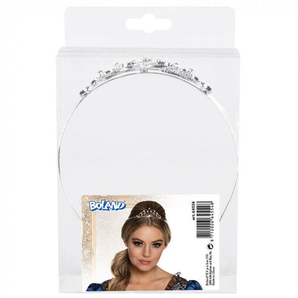 Tiara Koningin Zilver van Boland koop je bij Partywinkel