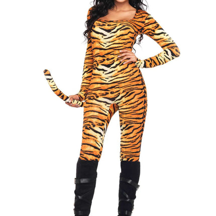Tijger Catsuit Dames Leg Avenue van Leg Avenue koop je bij Partywinkel