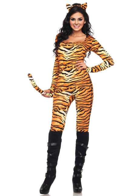 Tijger Catsuit Dames Leg Avenue van Leg Avenue koop je bij Partywinkel