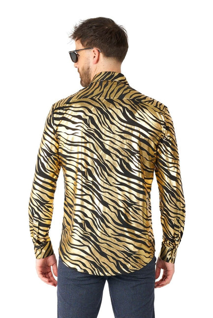 Tijger Goud Overhemd Heren OppoSuits van OppoSuits koop je bij Partywinkel