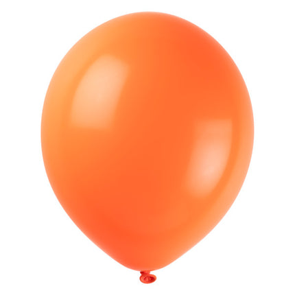 Orange balloner, 30 cm, 50 stk.