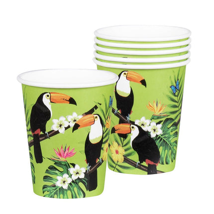 Toekan Bekertjes 250ml 6st van Boland koop je bij Partywinkel