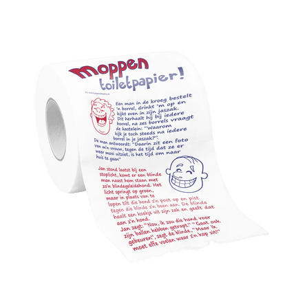Toiletpapier Moppen van Paper Dreams koop je bij Partywinkel