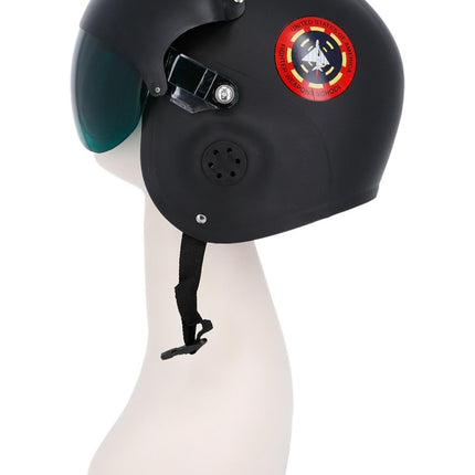 Top Gun Helm Zwart van Smiffys koop je bij Partywinkel