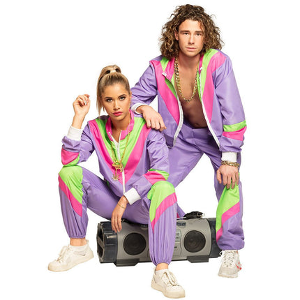 Trainingsjas Fout Dames Paars van Boland koop je bij Partywinkel