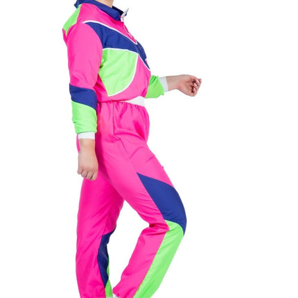 Trainingspak Jaren 80 Neon Dames van Wilbers & Wilbers koop je bij Partywinkel