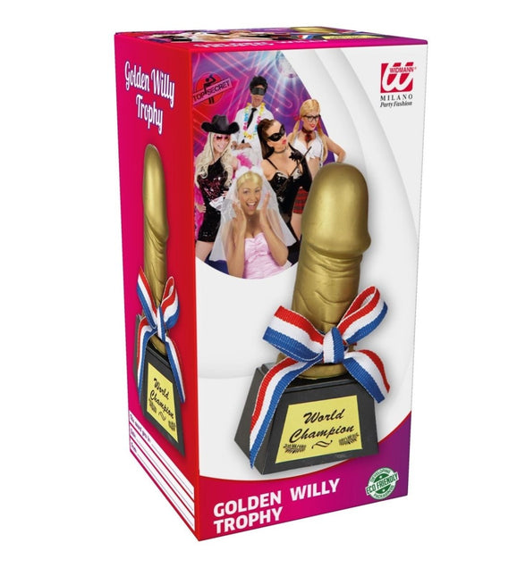 Trofee Gouden Piemel van Widmann koop je bij Partywinkel