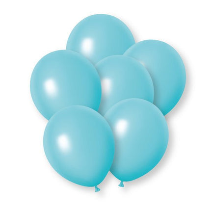 Turquoise Ballonnen 30cm 10st van Unique koop je bij Partywinkel