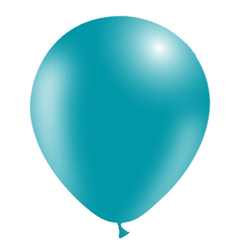 Turquoise Ballonnen 30cm 50st van Balloonia koop je bij Partywinkel
