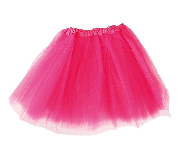 Tutu Neon Fuchsia 40cm van Fiestas Guirca koop je bij Partywinkel