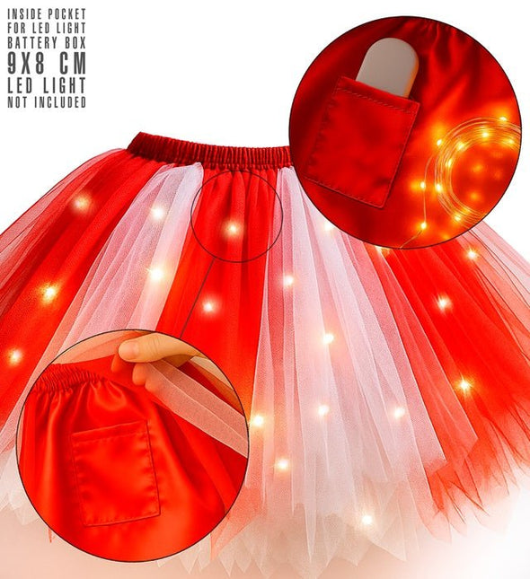 Tutu Rood/Wit van Widmann koop je bij Partywinkel