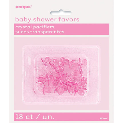 Uitdeelcadeautjes Kleine Speentjes Roze 18st van Unique koop je bij Partywinkel
