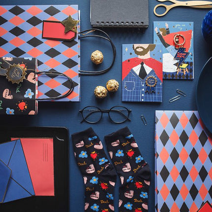 Uitdeeltasjes 1 Dad 18cm van Partydeco koop je bij Partywinkel