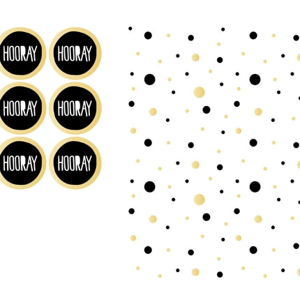 Uitdeelzakjes Stickervel 18,5cm 6st van Haza Witbaard koop je bij Partywinkel