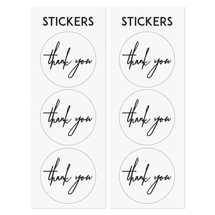 Uitdeelzakjes Thank You 6st van Partydeco koop je bij Partywinkel