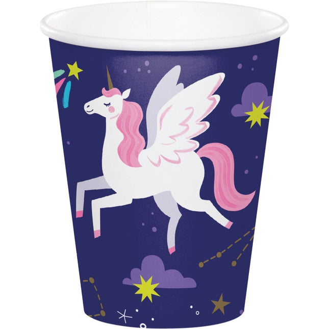 Unicorn Bekers 256ml 8st van Creative Converting koop je bij Partywinkel