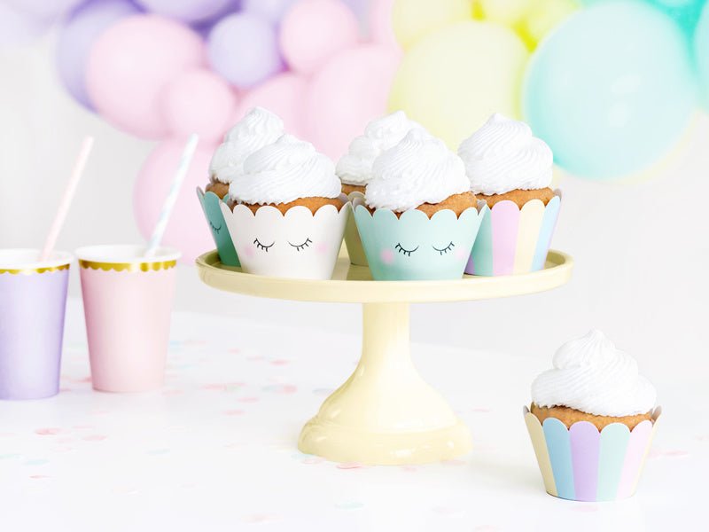 Unicorn Cupcake Vormpjes 6st van Partydeco koop je bij Partywinkel