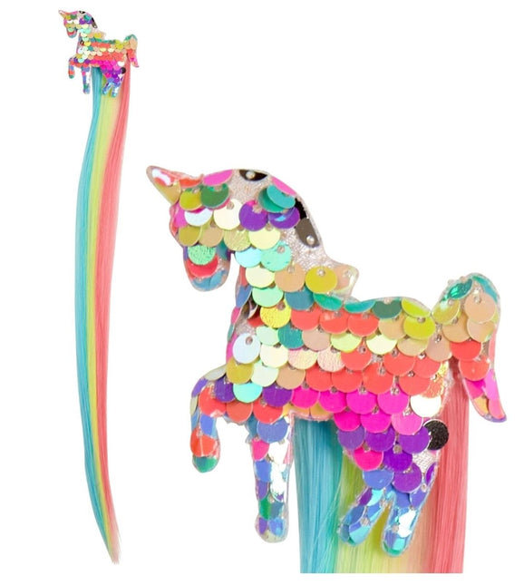 Unicorn Hair Extension Meisje van Widmann koop je bij Partywinkel