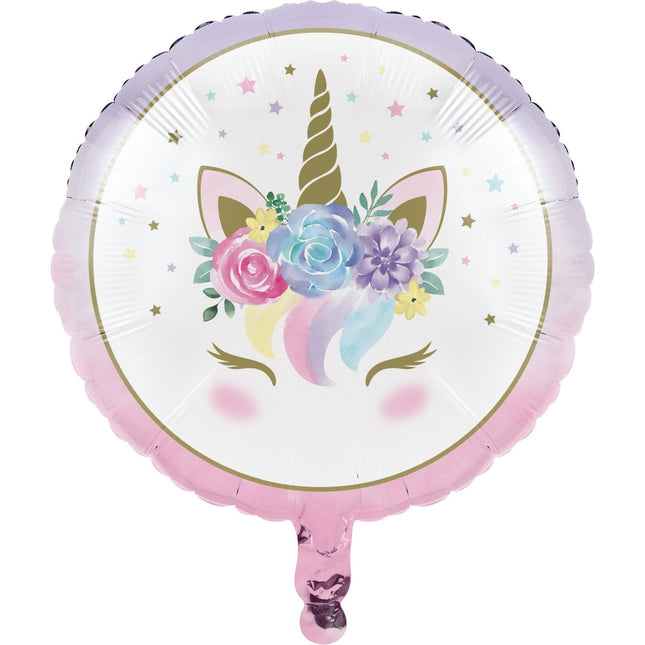 Unicorn Helium Ballon Leeg 45cm van Creative Converting koop je bij Partywinkel