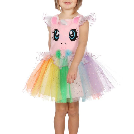 Unicorn Jurk Meisje Glitters van Wilbers & Wilbers koop je bij Partywinkel