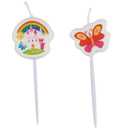 Unicorn Kaarsjes 7,5cm 4st van Riethmueller koop je bij Partywinkel