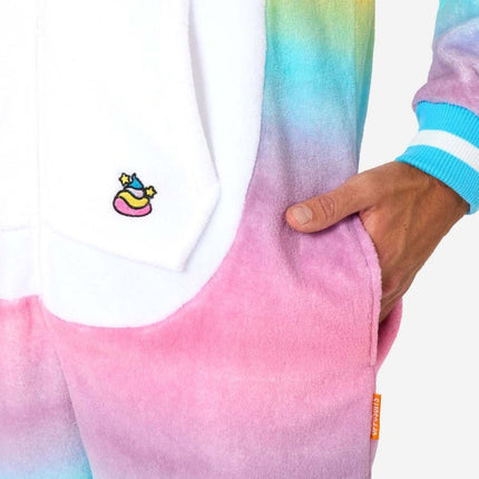 Unicorn Onesie Gekleurd van OppoSuits koop je bij Partywinkel