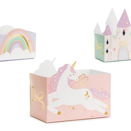 Unicorn Snackbakje 12cm 6st van Partydeco koop je bij Partywinkel