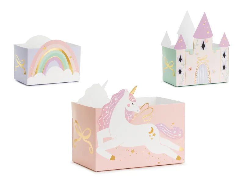 Unicorn Snackbakje 12cm 6st van Partydeco koop je bij Partywinkel