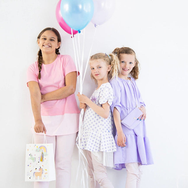 Unicorn Uitdeelzakjes Rainbows 6st van Folat koop je bij Partywinkel