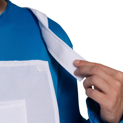 Smølfekostume hvid blå mænd