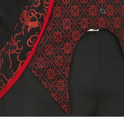 Vampier Halloween Kostuum Heren ROod Zwart van Fiestas Guirca koop je bij Partywinkel