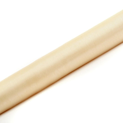 Vanille Creme Organza Stof 36cm 9m van Partydeco koop je bij Partywinkel