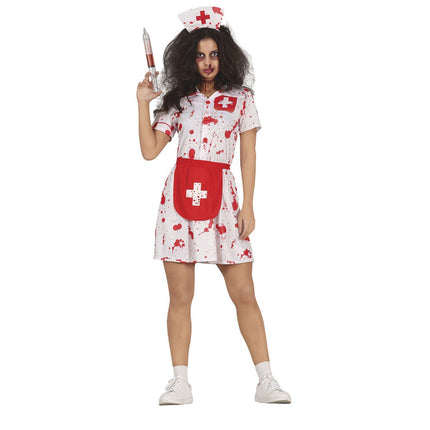 Verpleegster Halloween Kostuum Dames Bebloed van Fiestas Guirca koop je bij Partywinkel