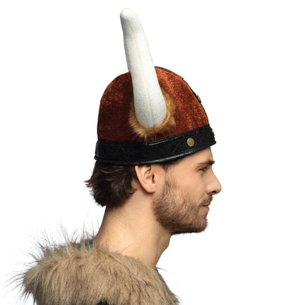 Viking Helm Bruin van Boland koop je bij Partywinkel