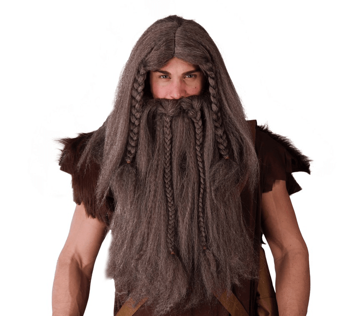 Viking Pruik Baard van Fiestas Guirca koop je bij Partywinkel