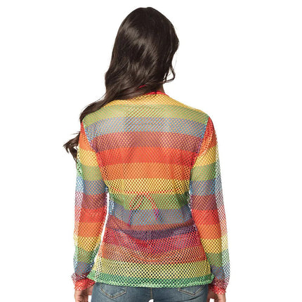 Visnet Top Dames Regenboog van Boland koop je bij Partywinkel