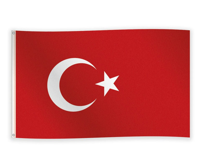 Vlag Turkije 1,5m van WeFiesta koop je bij Partywinkel