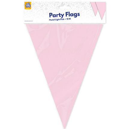 Vlaggenlijn pastel lichtroze van Paper Dreams koop je bij Partywinkel