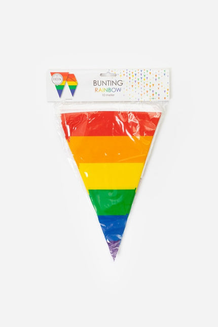 Vlaggenlijn Regenboog 10m van WeFiesta koop je bij Partywinkel