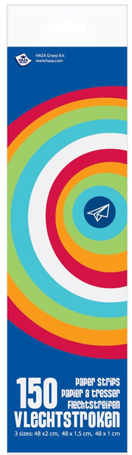 Vlechtstroken 48cm 150st van Haza Witbaard koop je bij Partywinkel