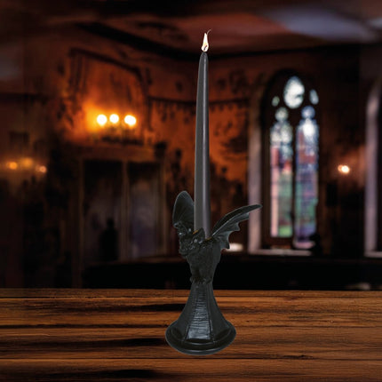 Vleermuis Kaarsenhouder 18cm van Fiestas Guirca koop je bij Partywinkel