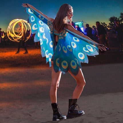 Vleugels Pauw 1,55m van Boland koop je bij Partywinkel