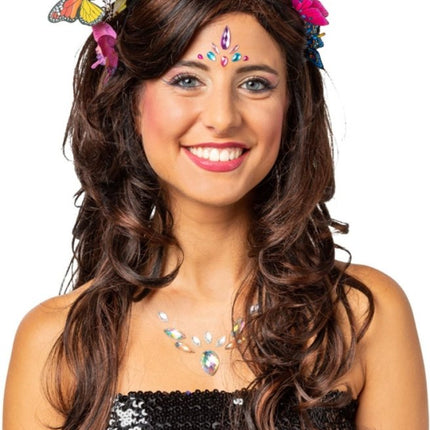 Vlinder Haarband Gekleurd van Orlob koop je bij Partywinkel