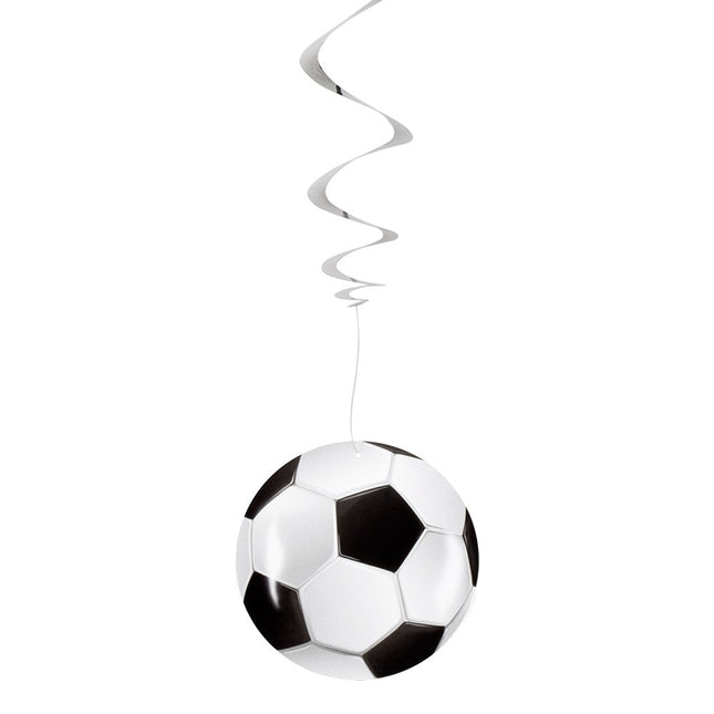 Voetbal Hangdecoratie 85cm 3st van Boland koop je bij Partywinkel