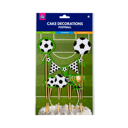 Voetbal Taarttopper 30cm van Paper Dreams koop je bij Partywinkel
